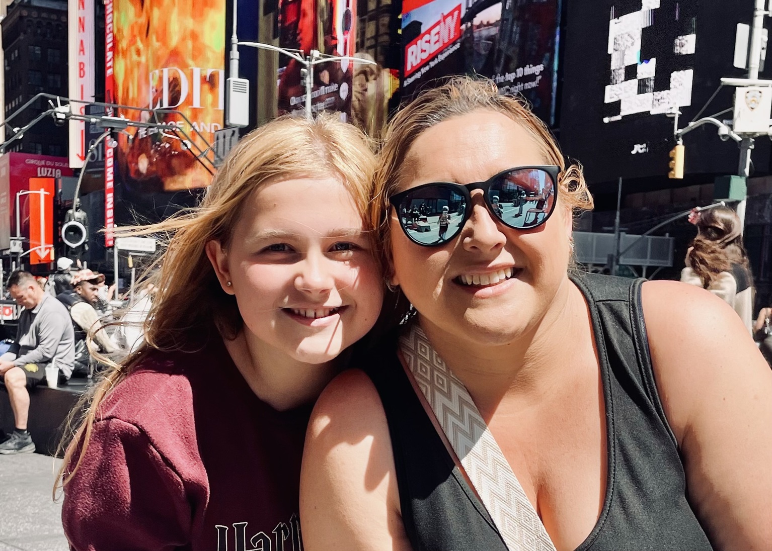 Lynsey Richardson with daughter April