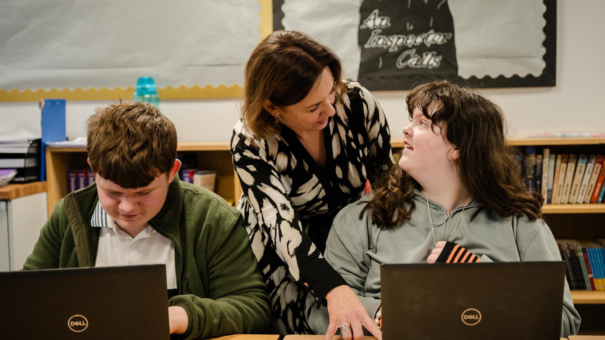 Students learning at SEND School Gloucestershire