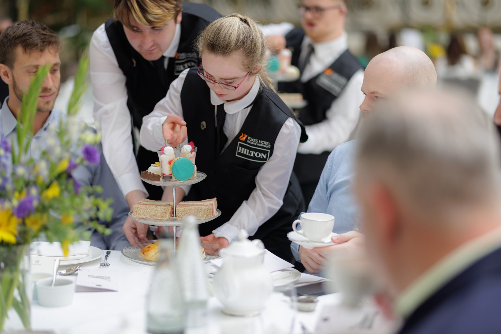 Aurora Foxes Students at Hilton Waldorf Hotel