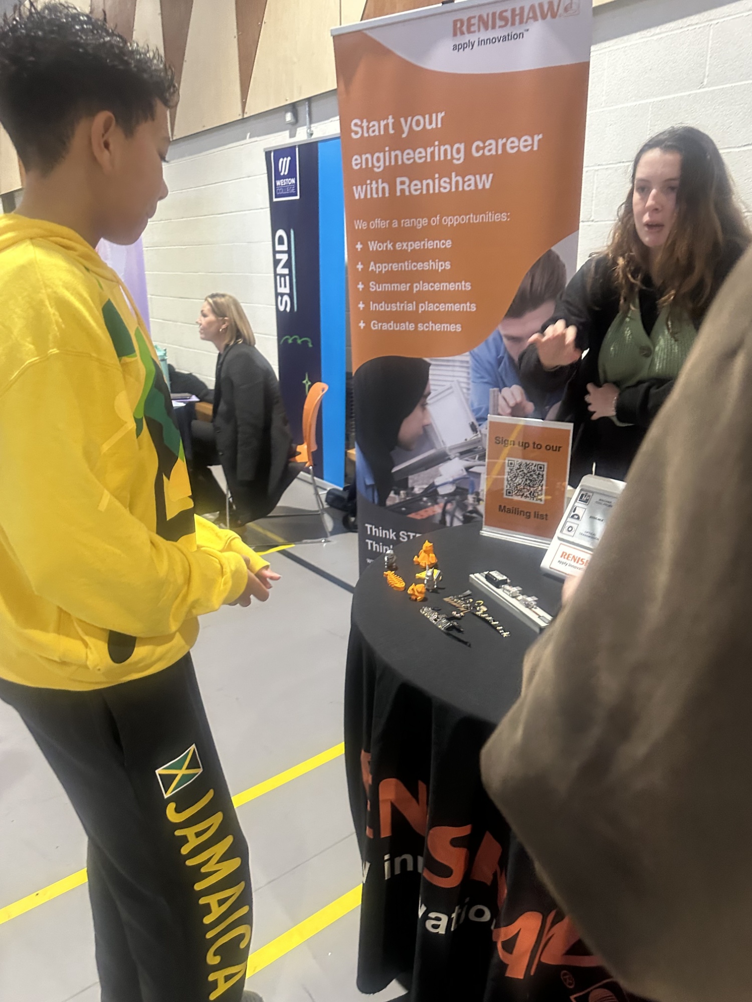 Aurora Severnside SEND School students at Careers Fair