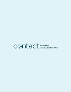 Contact – for families with disabled children