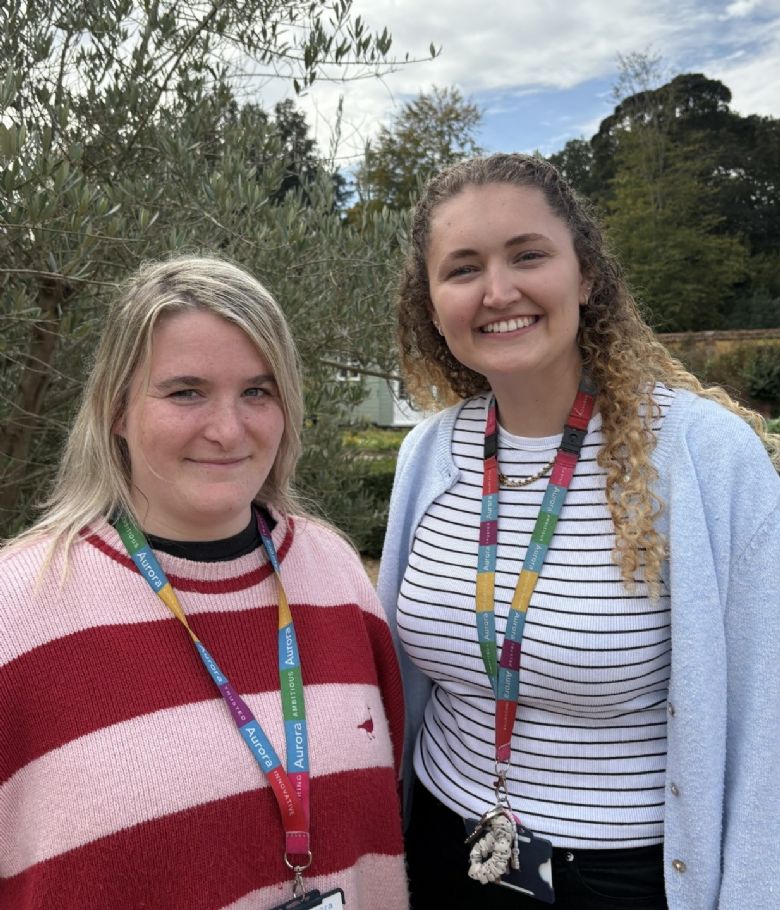 Sophie Hall and Emily Loveland